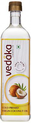 Vedaka Cold Pressed Virgin Coconut Oil Bottle, 1L