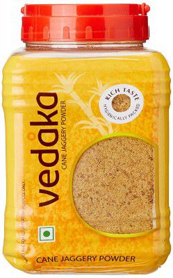 Amazon Brand - Vedaka Jaggery Powder, 1kg Jar