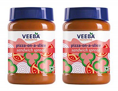 Veeba Pizza on a slice Sandwich Spread, 280g (Pack of 2)