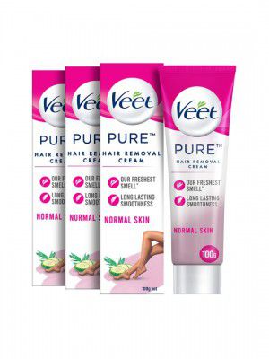 Veet Set of 3 Pure Hair Removal Cream - 100g Each