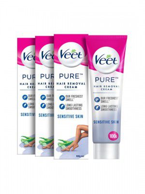 Veet Set of 3 Pure Hair Removal Cream - 100g Each