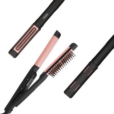 Vega Hair Straightener Brush Straightener for Women Ceramic Coated Plates 