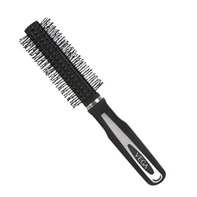 Vega Round Hair Brush (India's No.1* Hair Brush Brand) For Adding Curls, Volume & Waves In Hairs| Men and Women| All Hair Types (E7-RB)