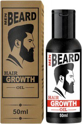 VegHerbs Beard & Hair Growth Oil, 50ml | Natural Hair Oil for Thicker & Longer Beard | Beard Oil for Uneven, Patchy & Fast Beard Growth | Growth Oil for Stronger & Fuller Beard Hair