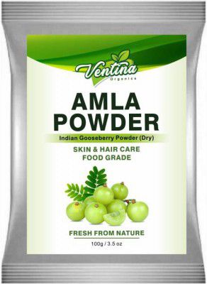 Ventina Organics Amla Indian Gooseberry Powder for eating and hair growth  (100 g)