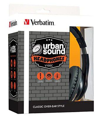 Verbatim Urban Sound Headphones - Over Ear, Multicolor