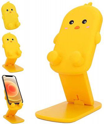 VEROX Cartoon Mobile Holder for Desk Tabletop Mobile Stand - Yellow Bird