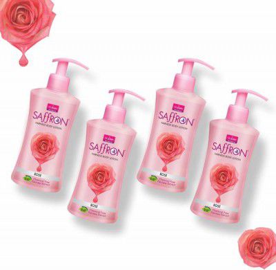 VI-JOHN Body Lotion Combo of 4 | 250 ml Each | For Men and Women | All Skin Types | Rose  (1000 ml)