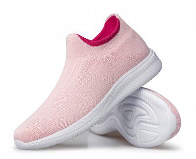 vibdiv Womens Shoes Sneakers Slip-on Walking Shoes Lightweight Athletic Jogging Shoes Sneakers Pink 5.5