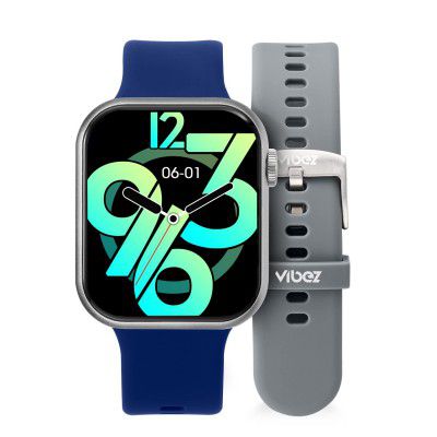 Vibez by Lifelong Smartwatch |1.85" HD Display | Bluetooth Calling (VBSWW612,Hype Series)