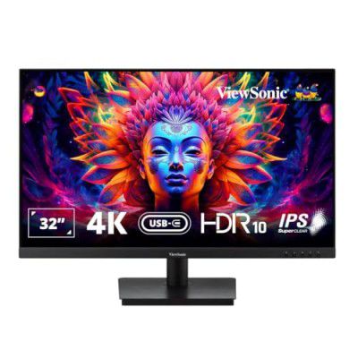 ViewSonic 32" 4K Uhd 3840X 2160 Pixels Hdr10 IPS Va3209U-4K Wide Monitor