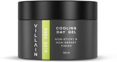 VILLAIN Cooling & Refreshing Day Aloe Vera Face Gel | Moisturizer For All Skin Types  (50 ml)