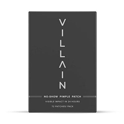 Villain Face Acne Pimple Patch - Pack of 72 | Invisible Facial Stickers | For Active Surface Acne | Absorbs Pimple Overnight, Reduces Excess Oil | For All Skin Types