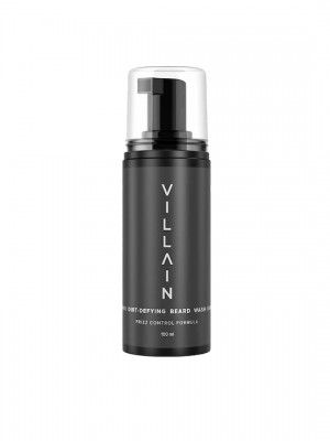 VILLAIN Men Frizz Control Dirt-Defying Beard Wash - 100ml