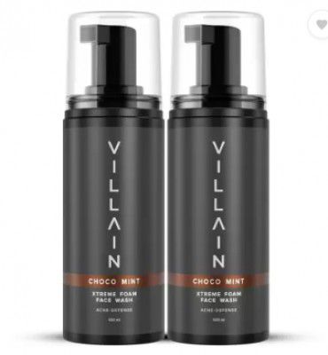 VILLAIN Xtreme Foam (Chocomint) Pack of 2 Face Wash (200 g)