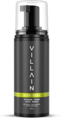 VILLAIN Xtreme Foam with Aloe Vera Purifies Skin, Prevents Acne, Removes Dirt Face Wash  (100 ml)