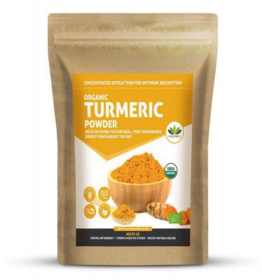 Virgin Grade Organic Turmeric Curcumin 100% RAW, Certified Organic, Highest Potency, Premium Joint & Inflammatory Support, Non-GMO, Gluten Free, 1.1Lb (500 GMS)