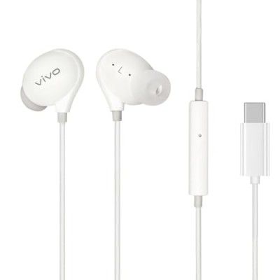 vivo Xe710 Wired Type C Earphones with Mic for Clear Calling