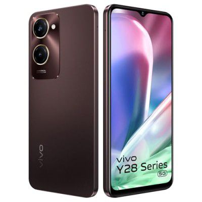 vivo Y28e 5G (Vintage Red, 4GB RAM, 64GB Storage)