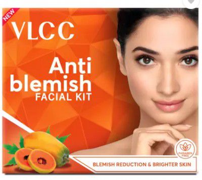 VLCC Anti Blemish Facial Kit - Blemish Reduction & Brighter Skin  (60 g)