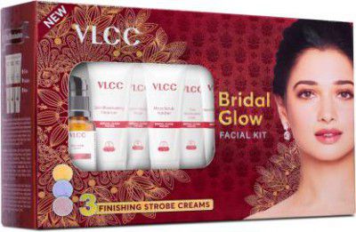 VLCC Bridal Glow Facial Kit | HA, Niacinamide, Vitamin C & Tint Illuminators  (147 g)