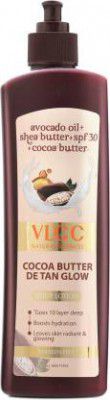 VLCC Cocoa Butter De-Tan Glow Body Lotion SPF 30 Pa+++ Radiant Skin (800 ml)