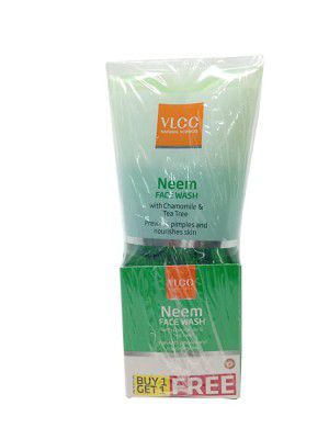 VLCC Face Wash - Neem, 2x150ml Pack