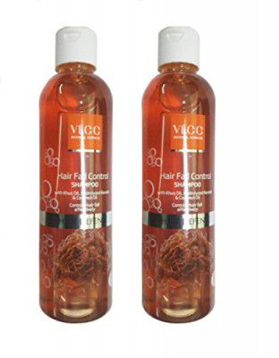 VLCC Hair Fall Control Shampoo - B1G1 - 350ml X 2 (700ml) | Stronger, Thicker Hair. Helps Control Hair Fall | Hair Fall Shampoo | Improved Scalp Health with Khus & Coconut Oil.