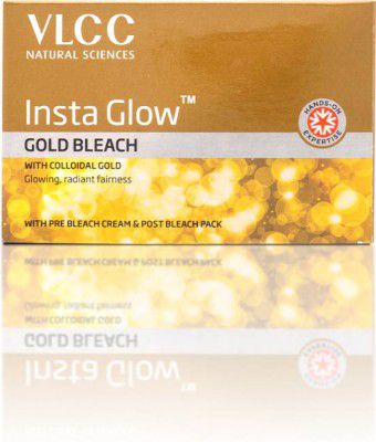 VLCC Insta Glow Gold Bleach - For Instant Fairness & Glowing Skin - (60 g)