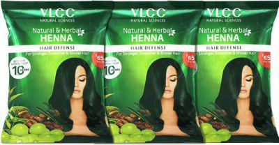 VLCC Natural & Herbal Henna For Stronger, Smoother & Shinier Hair (Pack of 3)  (360 g)