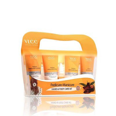 VLCC Pedicure-Manicure Hand & Foot Kit- Combo of Oil, Cleanser, Scrub, Cream, Anti tan pack. 150g+60ml.