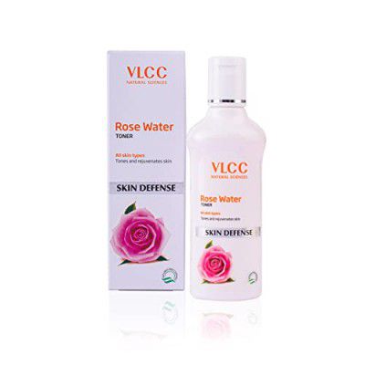 VLCC Rose Water Toner - 100ml (Pack of 2) - Tones & Rejuvenates Skin | Helps Maintain Skin's PH Balance | Helps Tighten the Pores and Gently Tones the Skin | With Rose, Aloe Vera, Mint, Date Fruit