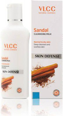 VLCC Sandal Cleansing Milk - Deep Cleanses,Soothes Skin & Even Skin Tone (100 ml)