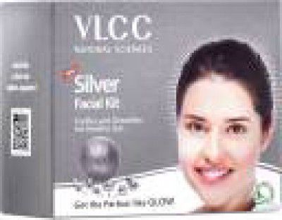 VLCC Silver Facial Kit - 60 g - For Skin Purifying Facial with Silver  (6 x 10 g)