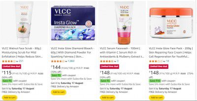 VLCC Skin Care Product Upto 75% Off