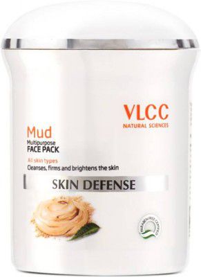 VLCC Skin Defense Mud Face Pack For Deep Cleanse,Tightens & Brighten Skin (70 g)