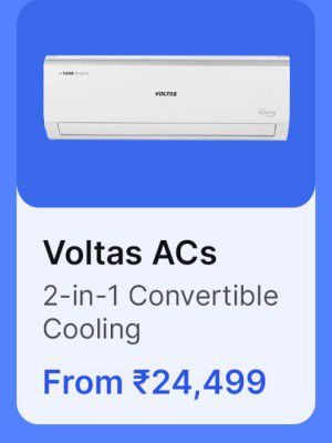 Voltas ACs from Rs.24499 in Flipkart Big Billion Days Sale.