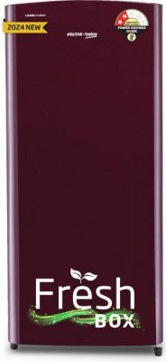 Voltas Beko 183 L Direct Cool Single Door 2 Star Refrigerator  (HAIRLINE WINE, RDC215D/S0XWR0M0000GO)