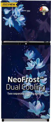 Voltas Beko by A Tata Product 228 L Frost Free Double Door 2 Star Refrigerator  (Nightangle Blue, RFF265D / W0NBR0I0000GO)