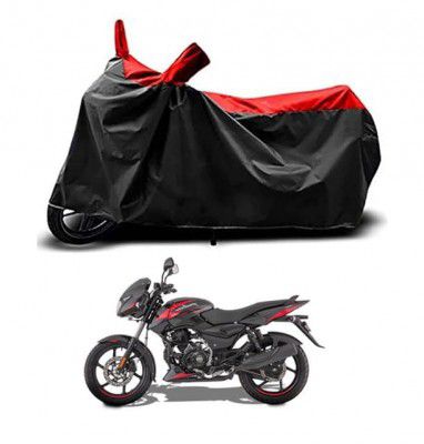 vstargallery Bajaj Pulsar 150-180-125-Ns-125,160 New Bs6 Bike Cover With Water-Resistant And Dust-Proof Premium Polyester Fabric For All Models (Red Stripe)