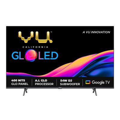 VU 43" The GloLED 84 Watt DJ Sound Series 4K Smart Google TV 43GloLED