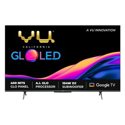 VU 55" The GloLED Series 4K Smart LED Google TV 55GloLED