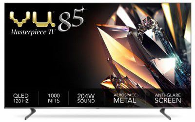 Vu 85" Masterpiece Series 4K Ultra HD Smart QLED TV 85QV (Jetplane Grey)