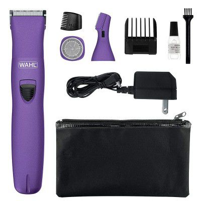 Wahl 09865-124 Pure Confidence Rechargable Grooming Kit, Purple