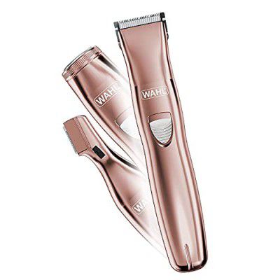 Wahl 09865-2924 Pure Confidence Grooming Trimmer for Women; 3 Grooming Heads, Detailing head, Rotary Shaver & Trimmer; 60 minutes Run Time; Rose Gold