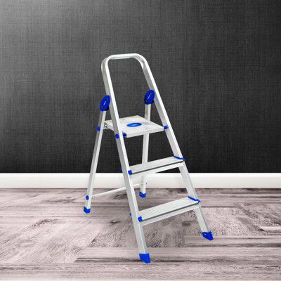 Wakefit Ladder for Home Aluminium Ladder Ladder 3 Step