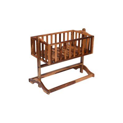 Wakefit Mulan Sheesham Wood Baby Cradle