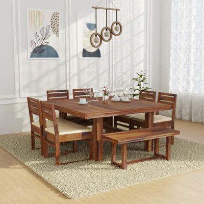 wakeup INDIA Wooden Dining Table Set for Home