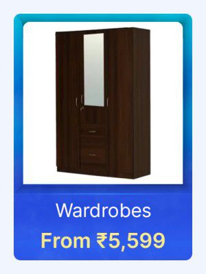 Wardrobes Starting from Rs. 5599 on Flipkart Big Billion Days Sale