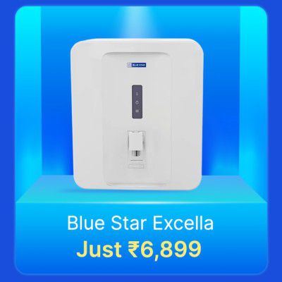 Blue Star Excella RO + UV + UF Water Purifier from Rs.6899 in Flipkart Big Billion Days Sale     